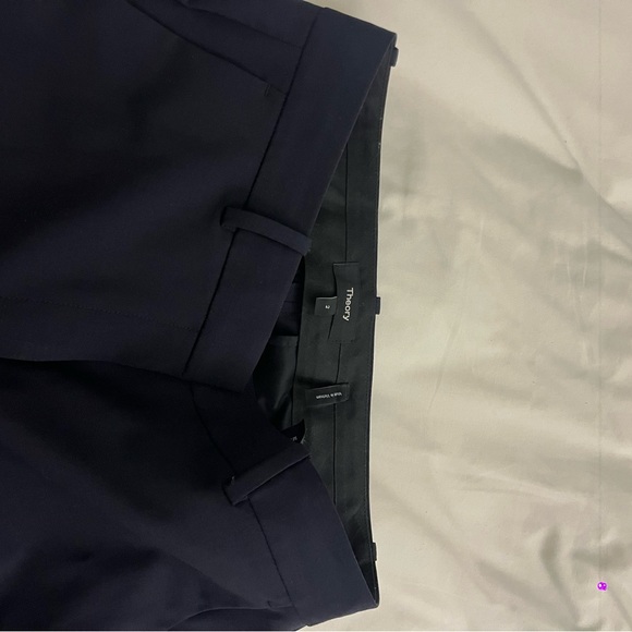 Theory Treeca pants in navy, size 2 - Picture 3 of 3
